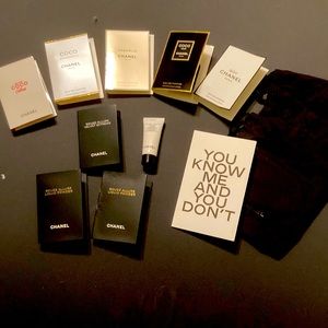 Chanel makeup and perfume collection lipstick gift set